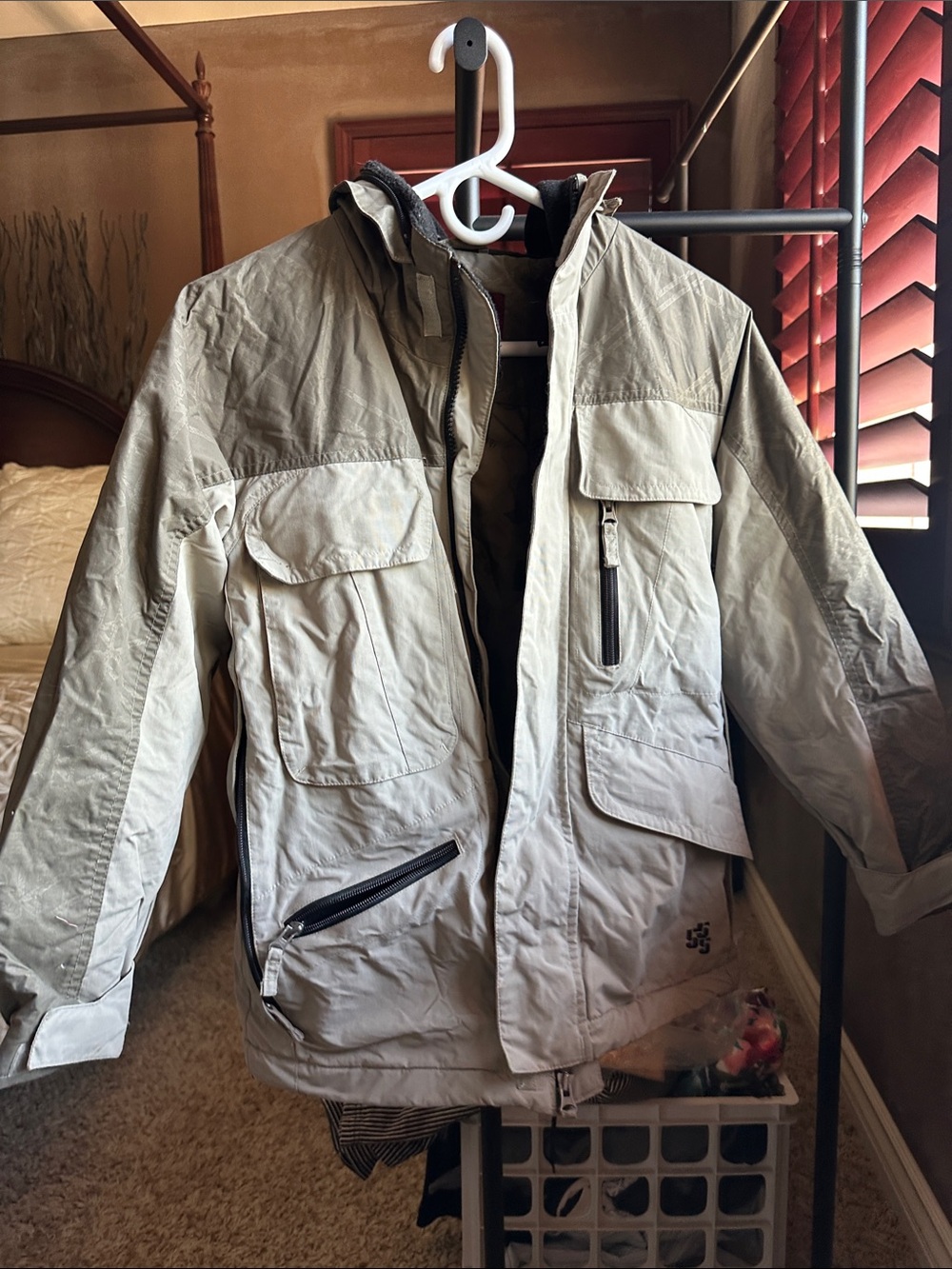 Kids Lightweight Two-Tone Gray Utility Jacket